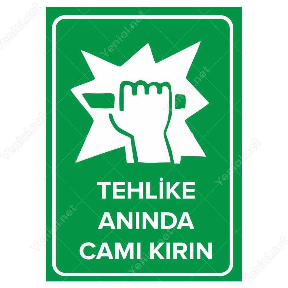 TEHLİKE ANINDA KIRILACAKLAR 15.07.2019